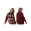 (S, Burgundy) Womens Knit Tops Fall Long Sleeve Lapel Collar Rhombus Pattern Quarter Button Pullover Sweater 2