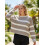(L, Dark Khaki) Γυναικείο Ριγέ Πουλόβερ Στρογγυλή Λαιμόκοψη 4