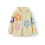 (S, Yellow) Felpe con cappuccio e zip da donna, maniche lunghe, alla moda, con patchwork floreale, top autunnali 1