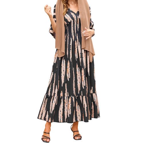 (L, Black) Abayas et caftans et l'été