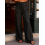 (S, Black) Γυναικείο Casual παντελόνι τις εποχές. 6