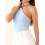 (L, Blue) Γυναικείο halter τοπ, και πάρτι 3