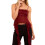 (XL, Red) Γυναικεία Διαφανή Δαντελένια και Τιράντες 1