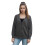 (One Size, Dark Grey) Γυναικείο Φθινοπωρινό Πουλόβερ με Κουμπιά 1
