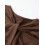(S, Dark Brown) Women's Spring Summer Basic Tops Long Sleeve Solid Color Slim Fit Twist Knot Front Blouse 6