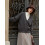 (One Size, Dark Grey) Γυναικείο Φθινοπωρινό Πουλόβερ με Κουμπιά 3