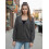 (One Size, Dark Grey) Γυναικείο Φθινοπωρινό Πουλόβερ με Κουμπιά 7