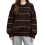 (M, Dark Brown) Γυναικεία ριγέ πλεκτά στρογγυλή λαιμόκοψη 1