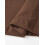 (S, Dark Brown) Women's Spring Summer Basic Tops Long Sleeve Solid Color Slim Fit Twist Knot Front Blouse 8