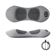 Heated Back Massager with Vibration and Heat Therapy for Sciatica Relief and Ergonomic Memory Foam