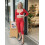 (XL, Red) Tacar Bríste Earraigh/Samhraidh Bríste Capri. 3