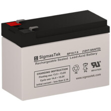Replacement Battery for APC RBC40 12V 7.5Ah Sealed Lead Acid AGM UPS Backup with F2 Terminals