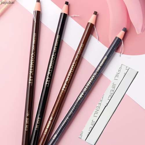 Waterproof Eyebrow Pencil Set 5 Colors Long Lasting Sweatproof 1.5mm Precision Microtip 2