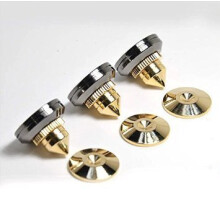 Pure Copper Speaker Isolation Feet Set for Amplifier or Turntable Vibration Damping and Sound Clarity