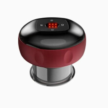 Electric Cupping Therapy Device with Smart Vacuum Suction and Adjustable Heat for Back and Neck