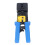 Alicate de crimpagem Ethernet com conectores pass-through e testador de cabos de rede. Funcionalidade versátil. Alicate de crimpagem modular com 8
