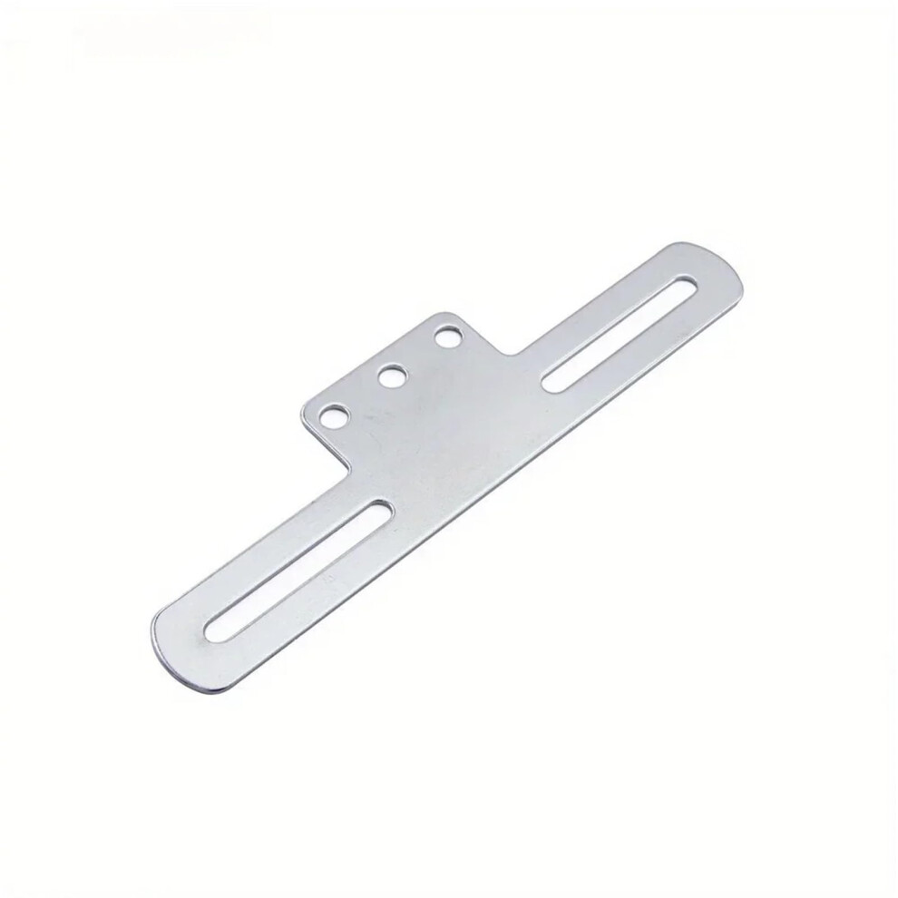Chrome Universal Motorcycle License Plate Holder With Tail Bracket For Custom Bikes Light 9771547189749
