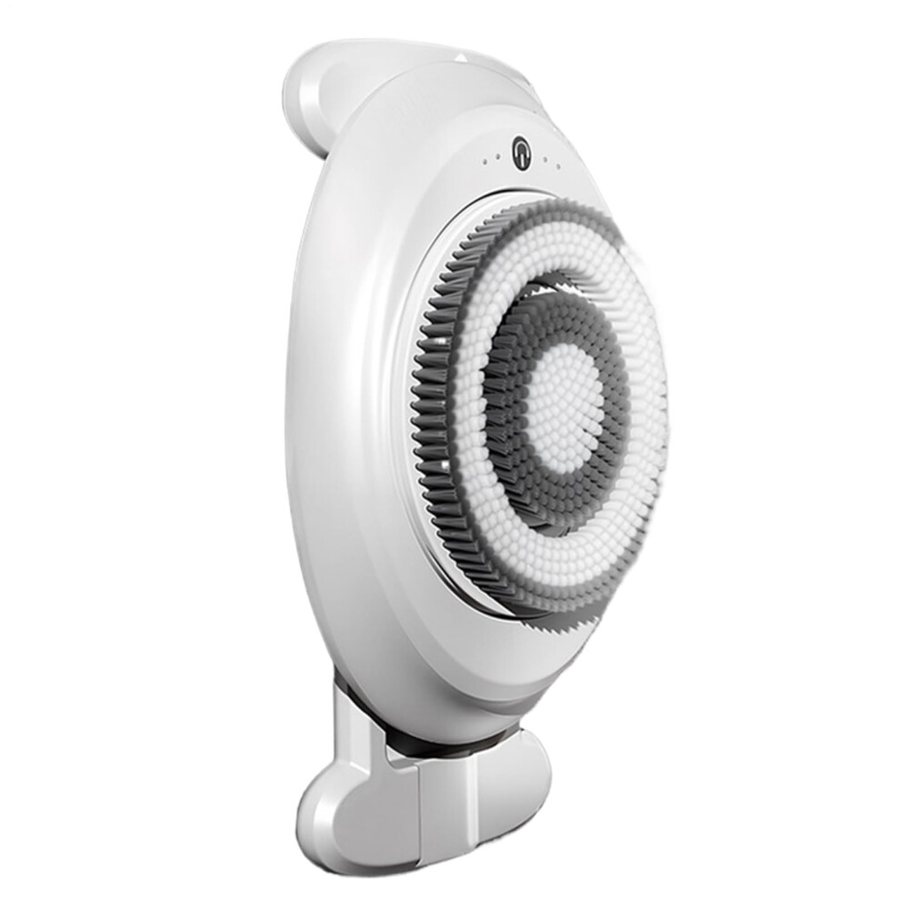 Electric Back Scrubber with Long Handle, Rechargeable Body Scrubber, 4 Modes, Waterproof Massage