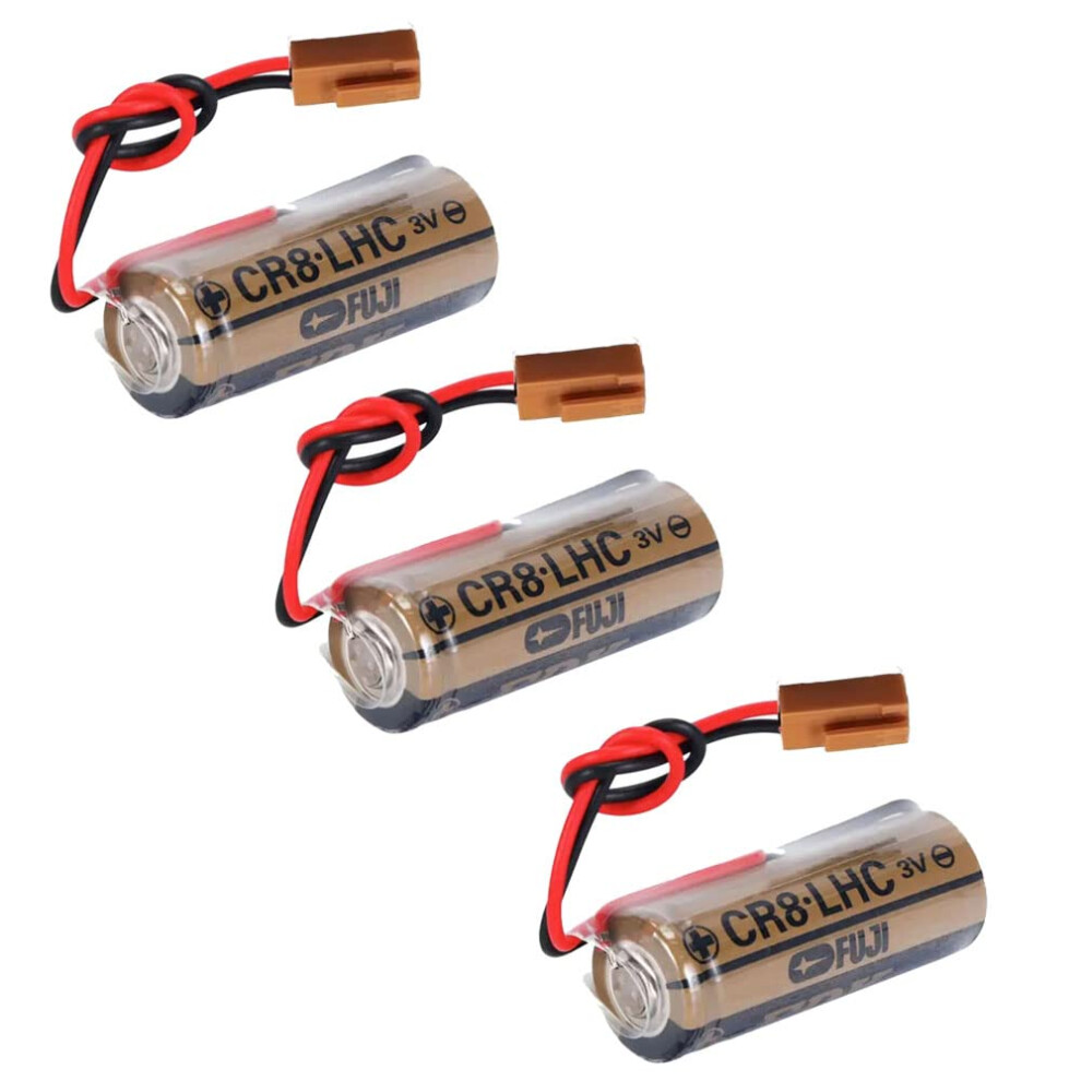 3Pack Cr8.lhc 17450 3V 2600Mah Lithium Battery Longlasting Memory Backup For Water Meter 9771547190165