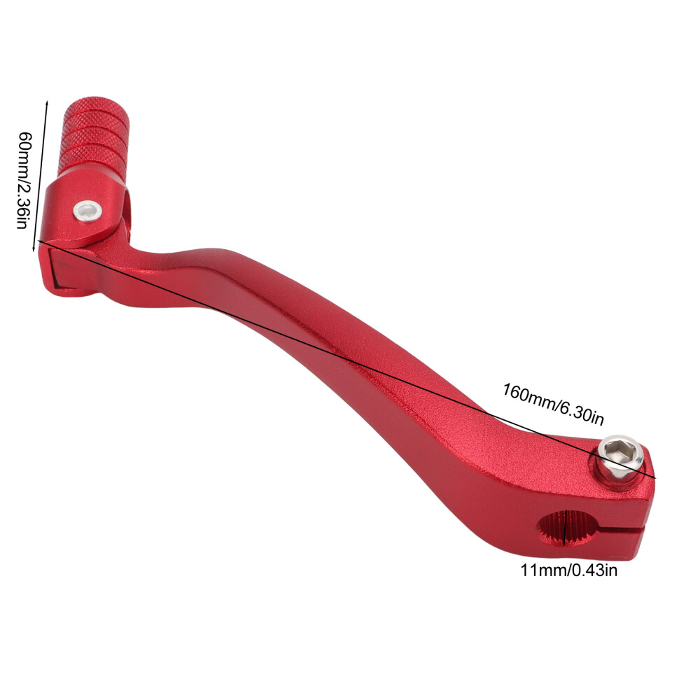 Cnc Billet Shift Lever 11Mm Nc250 Red 7444352823406