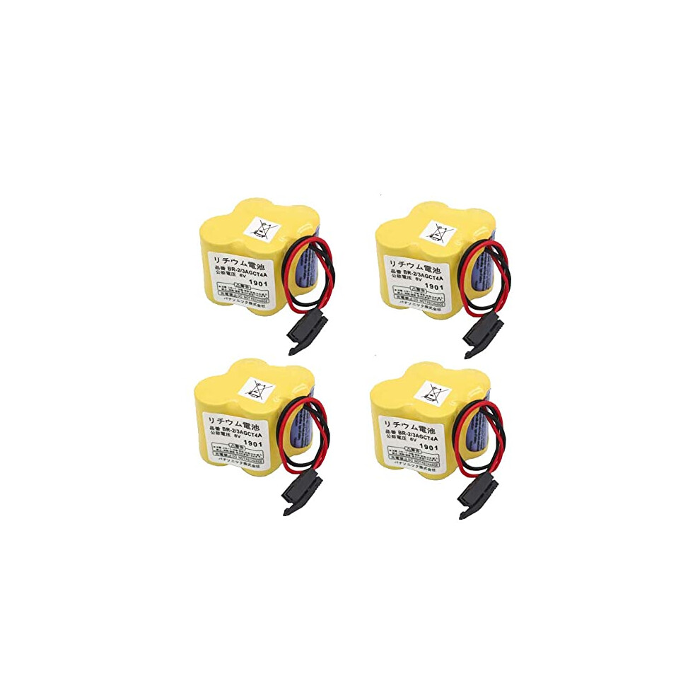 4 Pack Br2/3Agct4a 6V Lithium Plc Battery For Fanuc A98l00310025 Longlasting Backup Power 9771547190264