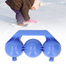 3-Ball-Schneeballenformer Clip, Plastik-Schneeballen-Werkzeug