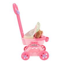 Cochecito para muñecas Juguete Carrito de juego para niños Grande Plástico duradero Educativo