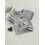 (6-12 Months, Gray) Καλοκαιρινό T-shirt για στρογγυλή λαιμόκοψη 4