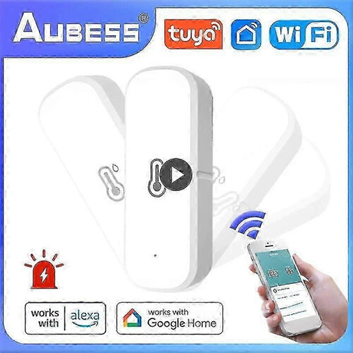 (As show, 1Pcs) Smart Home Wireless Temperature and Humidity Detection Sensor for Indoor Use with Intelligent Control and Scene Sharing Functionality