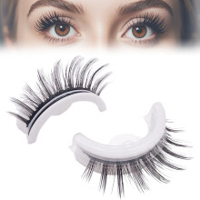 Self Adhesive Eyelashes 2025 Reusable False Lashes Natural Look No Glue Cat Eye Pre Glued L01 1 Pair