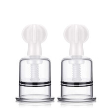2pcs Adjustable Suction Nipple Sucker Vacuum Cups for Effective Nipple Correction Large Size