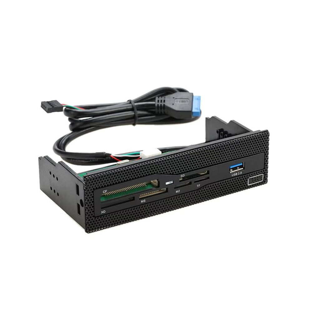 5.25In Internal Card Reader Media Multi-Function Dashboard Pc Front Panel Usb 3.0 Support Cf Xd Ms M2 Tf Card Reader 6031959871957