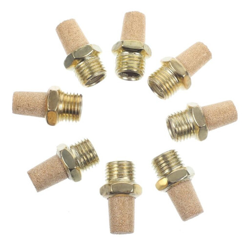 8Pcs Válvula de Escape Do Compressor Pneumática Rolha de Escape Rápido Saídas de Ar Condicionado de Exaustão 1/8 Polegadas