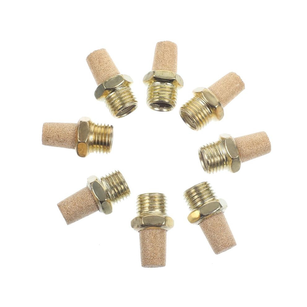 8Pcs Compressor Exhaust Valve Pneumatic Rapid Exhaust Stopper Exhaust Air Conditioning Vents 1/8Inch 4711820553473