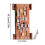 Guitar Learning Aid Tool Guitar Chord Trainer Guitar Practice Aid Teaching Learning System for Guitar Beginner Brown 8