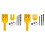 2 Sets Woodworking Hole Punch Locator for Precision Drilling Tool Set 1