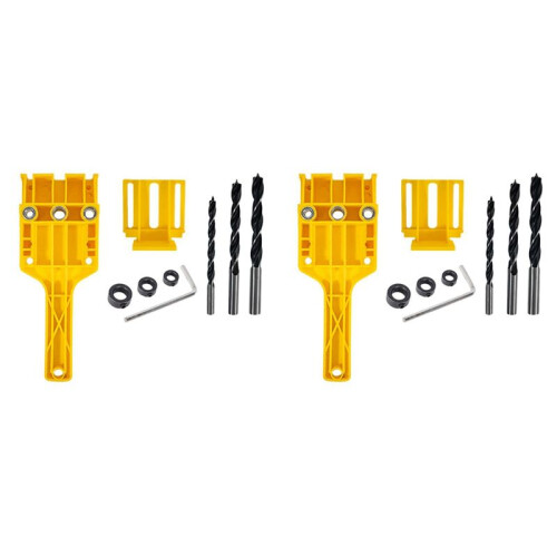 2 Sets Woodworking Hole Punch Locator for Precision Drilling Tool Set