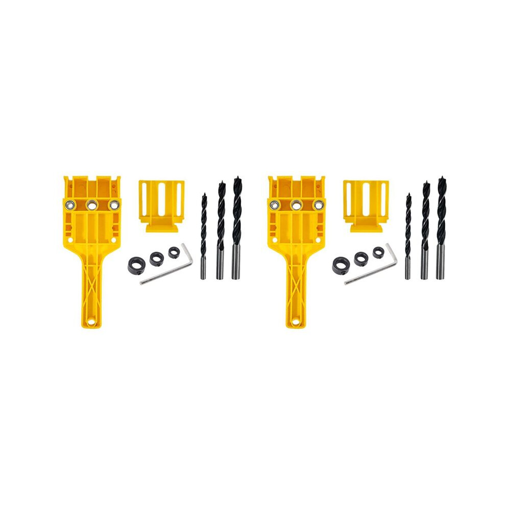 2 Sets Woodworking Hole Punch Locator For Precision Drilling Tool Set 6031503662789