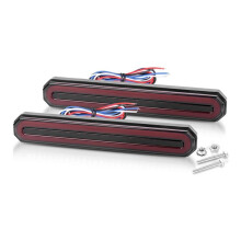 2x Oval 9 Polegadas LED Parar Virar Luzes de Freio Traseiras Caminhão Reboque Fluindo Lâmpada DRL para Caminhão Reboque ATV UTV Carro Auto 12V 24V
