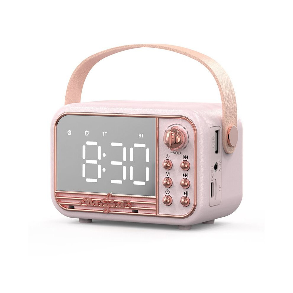Alarm Clock 5.0 Speaker Support Tf Card U Disk Aux 3D Sound Balance Diffusion Type Alarm Clock Speaker A 4712372672063