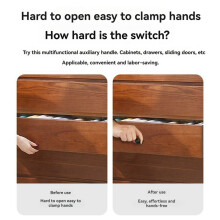 Non-Perforation-Free Dual-Use Wardrobe Handles Bedside Table Desk Cabinet Handles Come with Adhesive Drawer Handles