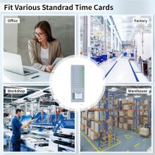 Card Bag Office Material Punch Card Rack Hanging Storage Rack Multi-Function Rack Optional Position