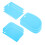 15Pcs Plastic Cake Scrapers Set Professional Cake Decorating Tools Flexible Non Stick Easy Clean Blue 1