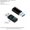 1PCS Digital LED Display USB 3.2 Adapter 10Gbps 36-60W Power Meter Tester  Chip Data Transmission USB C Extension B 4