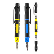 3Pack 4-i-1-Fickskruvmejsel Bärbar Multifunktionsskruvmejsel Glasögonreparationsskruvmejsel Hemreparationsskruvmejsel