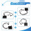 USB 3.0 4Port Front Panel USB3.0 3.5 Inch Floppy Front Panel Internal Bracket Adapter for Desktop 3.5 Inch Floppy Bay 7