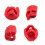 Kit di Ammortizzatori per Auto RC per ARRMA 6s 1/7 1/8 Modelli Accessori per Auto RC Rosso 1