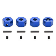 Kit de Conector Hexagonal de 12 mm para MAXX Coche RC, Accesorios para Coche RC, Color Azul.