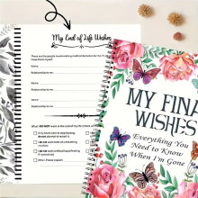 My Final Wishes Planner: Everything You Need to Know When I'M Gone End of Life Planner, Checklists & Organizer
