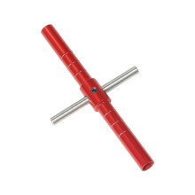 Herramienta de Enchufe Hexagonal para Tuercas de Coche RC 2.0 2.5 para Mejoras de Coche RC Crawler 1/18 1/24, Color Rojo